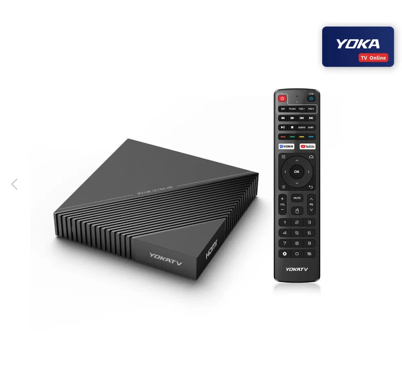 YOKA 4K Android TV Box + 2 Years TV Service