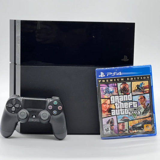 PlayStation 4 500GB + GTA V Premium Edition Bundle